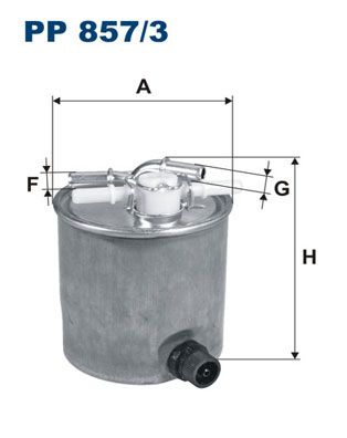 Fuel Filter FILTRON PP 857/3