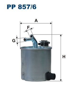 Fuel Filter FILTRON PP857/6