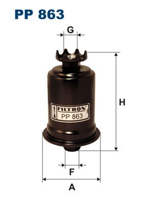 Fuel Filter FILTRON PP 863