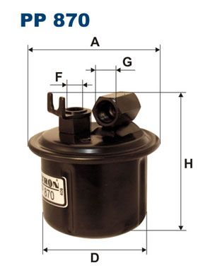 Fuel Filter FILTRON PP 870