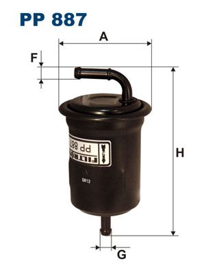 Fuel Filter FILTRON PP 887