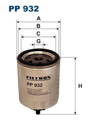 Фільтр палива FILTRON PP 932