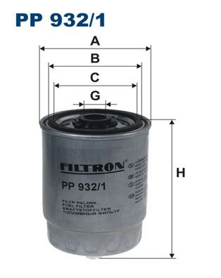 Fuel Filter FILTRON PP 932/1