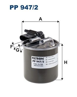 Kuro filtras FILTRON PP 947/2