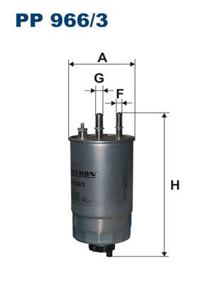 Фільтр палива FILTRON PP966/3