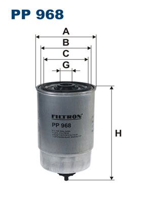 Фільтр палива FILTRON PP968