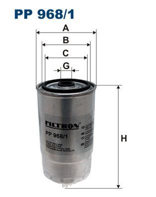Fuel Filter FILTRON PP 968/1