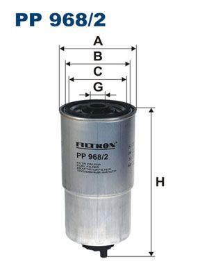Fuel Filter FILTRON PP 968/2