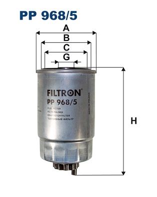 Kuro filtras FILTRON PP 968/5