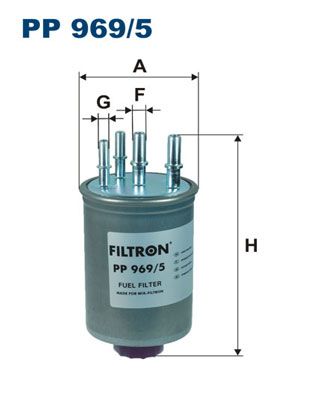 Kuro filtras FILTRON PP 969/5