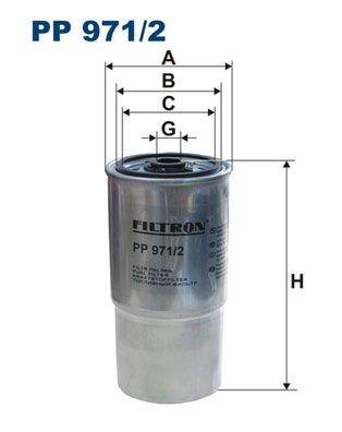 Kuro filtras FILTRON PP 971/2