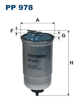 Фільтр палива FILTRON PP 978