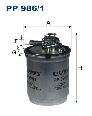 Фільтр палива FILTRON PP 986/1