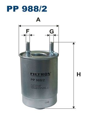 Fuel Filter FILTRON PP988/2