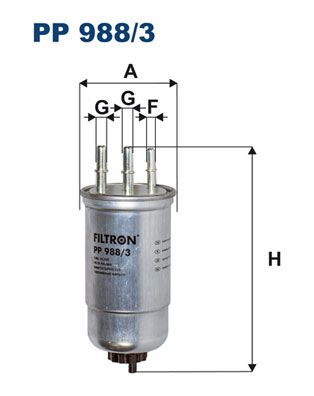 Fuel Filter FILTRON PP 988/3