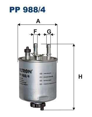 Fuel Filter FILTRON PP 988/4