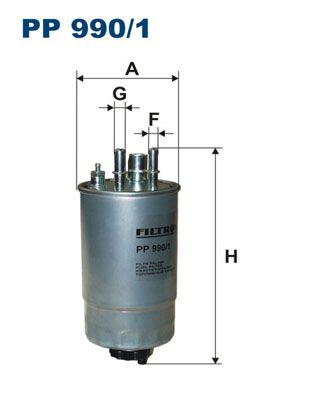 Fuel Filter FILTRON PP 990/1