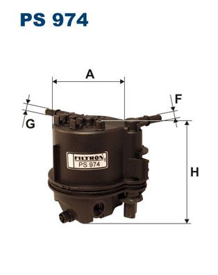 Фільтр палива FILTRON PS 974