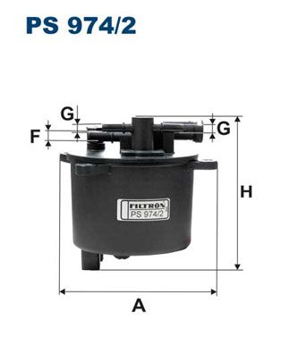 Фільтр палива FILTRON PS 974/2