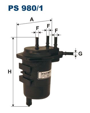 Фільтр палива FILTRON PS 980/1