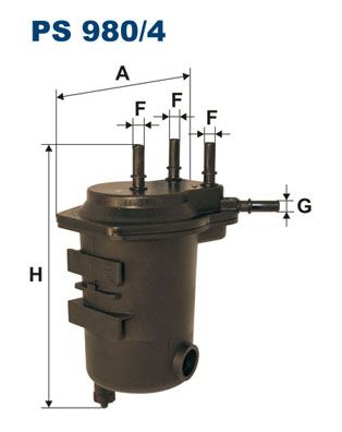 Фільтр палива FILTRON PS 980/4