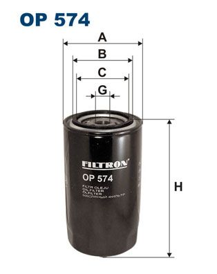 Oil Filter FILTRON OP 574