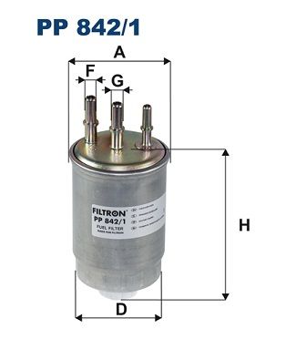 Фільтр палива FILTRON PP 842/1