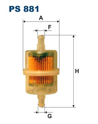 Fuel Filter FILTRON PS 881