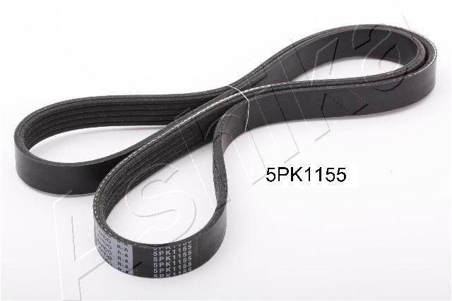 V formos rumbuoti diržai ASHIKA 112-5PK1155