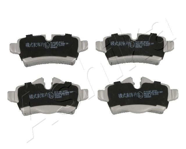 Brake Pad Set, disc brake ASHIKA 51-00-0119