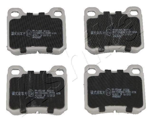 Brake Pad Set, disc brake ASHIKA 51-00-0524