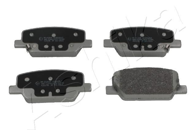 Brake Pad Set, disc brake ASHIKA 51-0H-H15