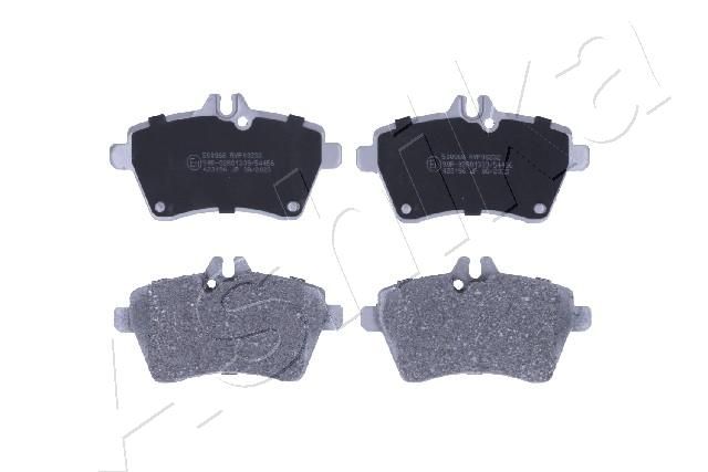 Brake Pad Set, disc brake ASHIKA 50-00-0068