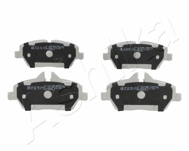 Brake Pad Set, disc brake ASHIKA 50-00-0108