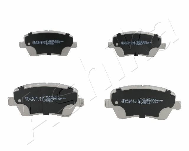 Brake Pad Set, disc brake ASHIKA 50-00-013