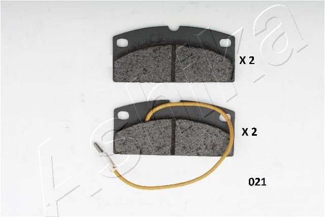 Brake Pad Set, disc brake ASHIKA 50-00-021