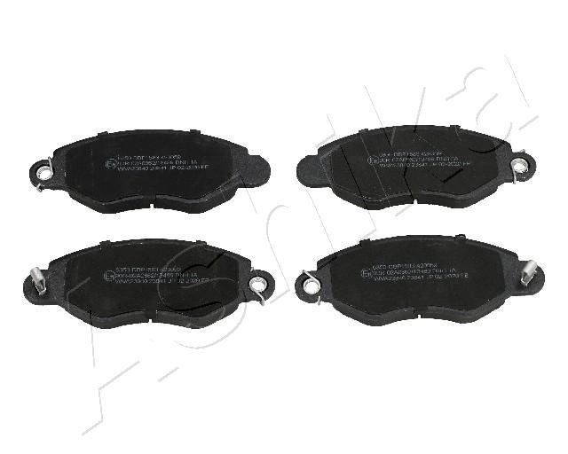 Brake Pad Set, disc brake ASHIKA 50-00-0350