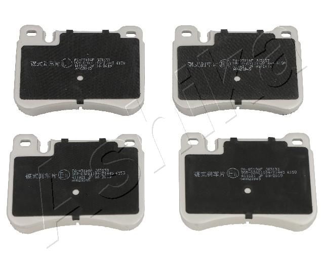 Brake Pad Set, disc brake ASHIKA 50-00-0519