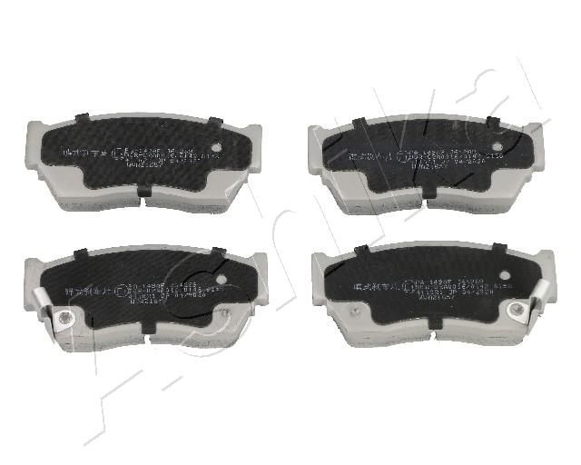 Brake Pad Set, disc brake ASHIKA 50-01-149