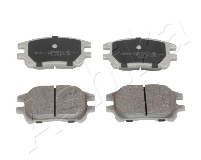 Brake Pad Set, disc brake ASHIKA 50-02-2016