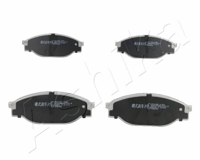 Brake Pad Set, disc brake ASHIKA 50-02-214