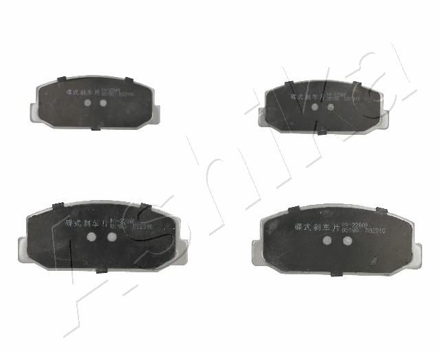 Brake Pad Set, disc brake ASHIKA 50-02-228