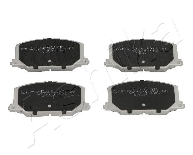 Brake Pad Set, disc brake ASHIKA 50-02-237