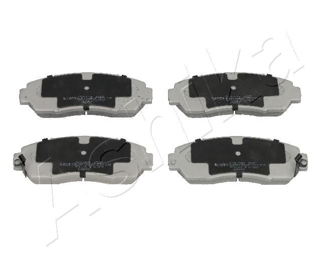 Brake Pad Set, disc brake ASHIKA 50-04-434