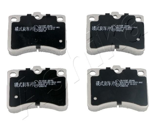 Brake Pad Set, disc brake ASHIKA 50-06-605