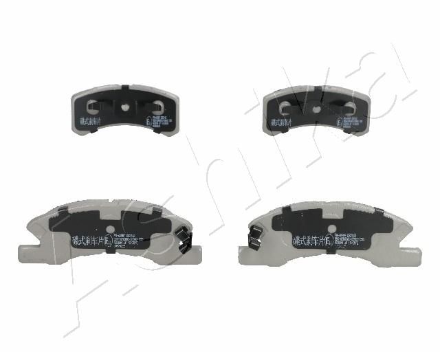 Brake Pad Set, disc brake ASHIKA 50-06-609