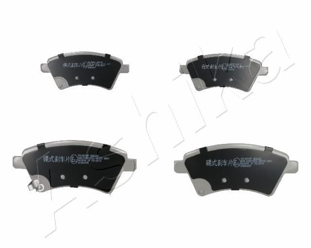 Brake Pad Set, disc brake ASHIKA 50-08-801