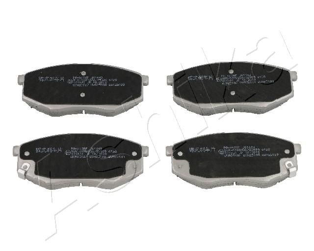 Brake Pad Set, disc brake ASHIKA 50-0H-H17