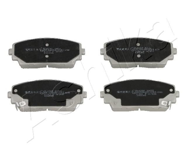 Brake Pad Set, disc brake ASHIKA 50-0K-K23