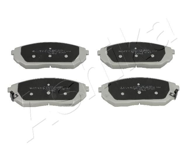 Brake Pad Set, disc brake ASHIKA 50-K0-008